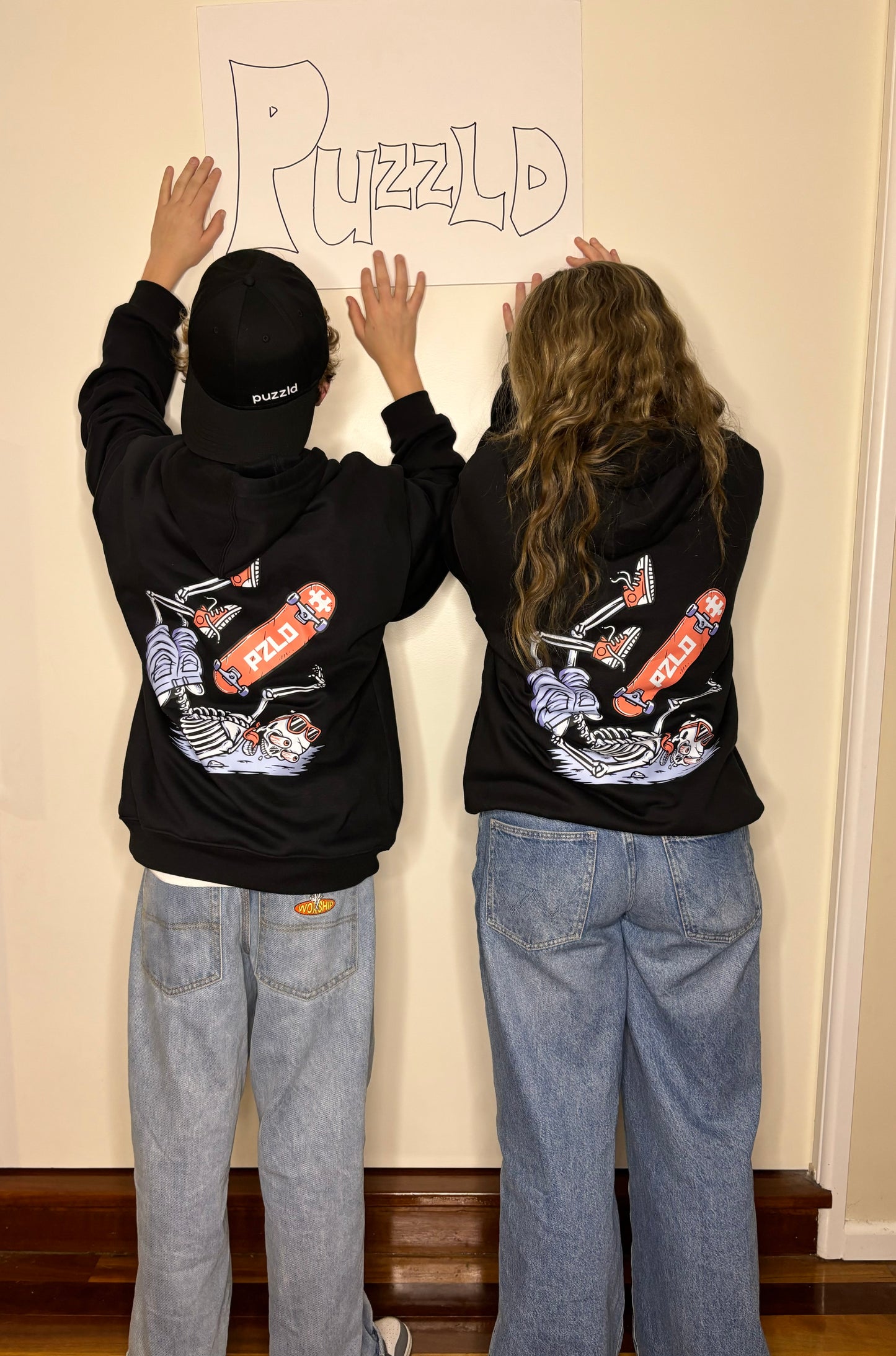 Puzzld Skeleton Hoodie
